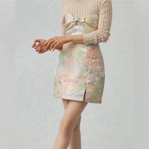 Anthropologie Maeve Pastel Mini Dress